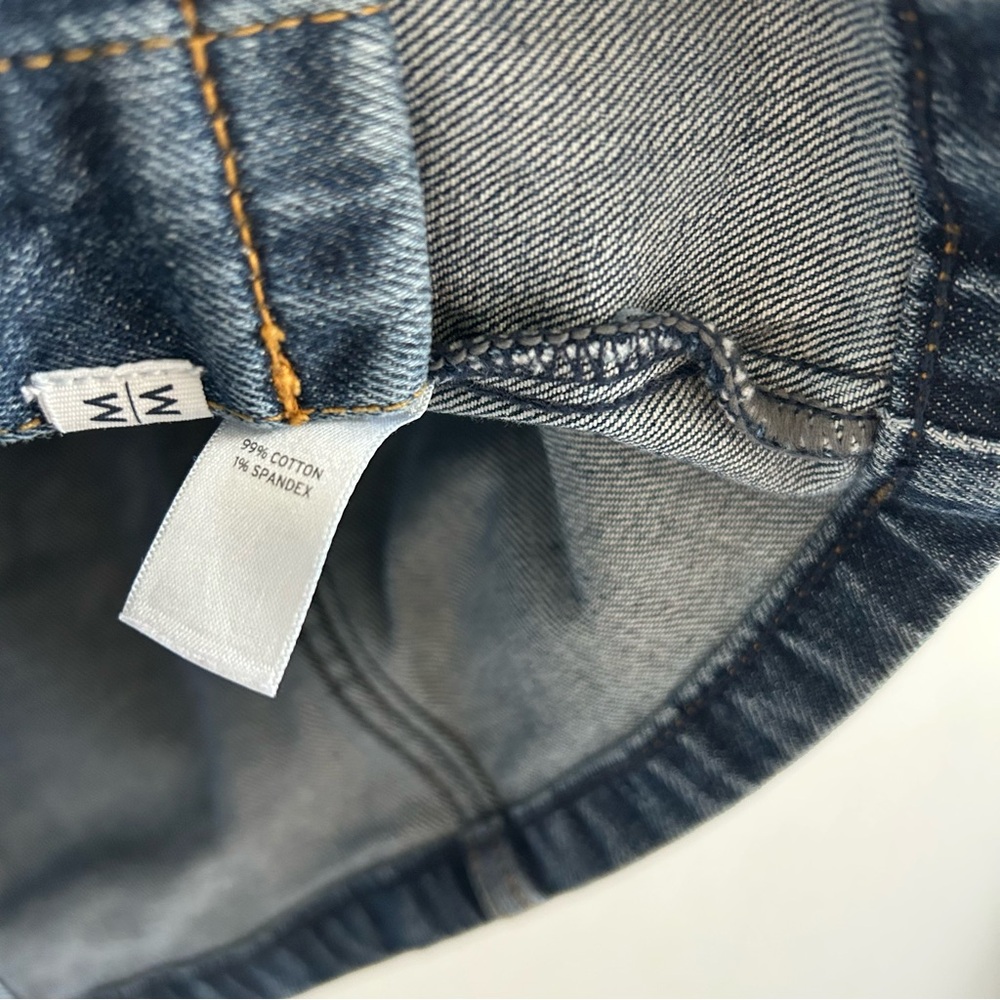 Melrose & Market Y2K Academia Denim Button Mini Skirt with pockets - Picture 5 of 6